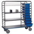 Pedigo Combination Tote Box/Supply Cart, w/ Tote Boxes CDS-178